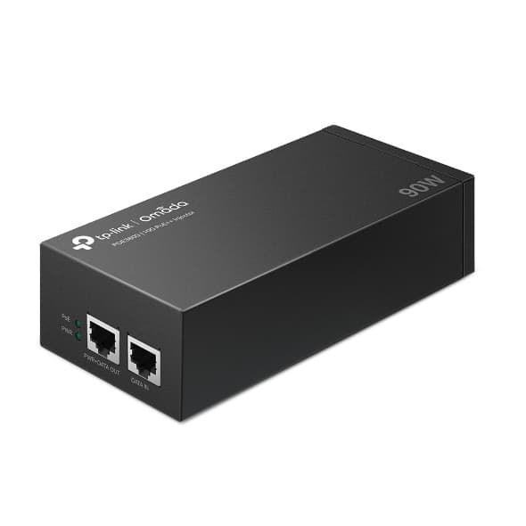 TP-Link POE380S Gigabitový PoE injektor, 802.3af/at/bt, 90W
