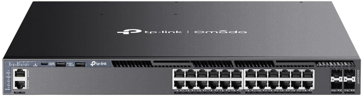 TP-Link SG6428XHP Omada 24-Portový Gigabitový Stackable L3 PoE+ Switch