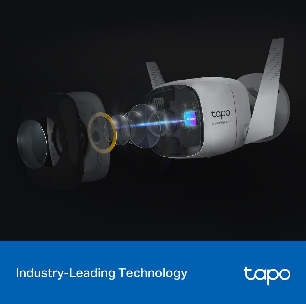 TP-Link Tapo C325WB Bullet Wi-Fi kamera, 4MP, 4.58mm, ColorPro