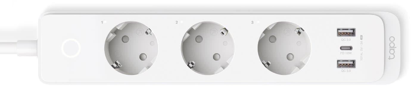 TP-Link Tapo P300(EU) - Smart Wi-Fi napájecí prodlužovačka, 3x zásuvka