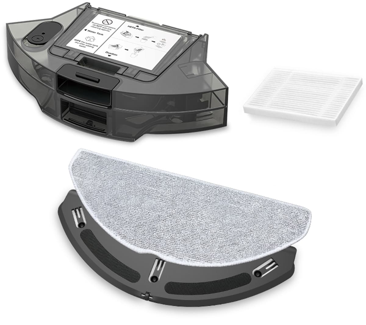 TP-Link Tapo RVA500, 2v1 Nádoba na prach a nádržka na vodu