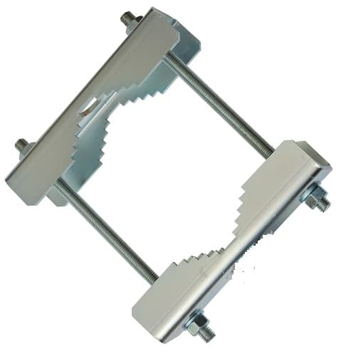 Třmen Zubatka ( 2 ks zubatka + 2x šroubovice + 4x matka+4x podložka) pro průměru 40 - 114 mm