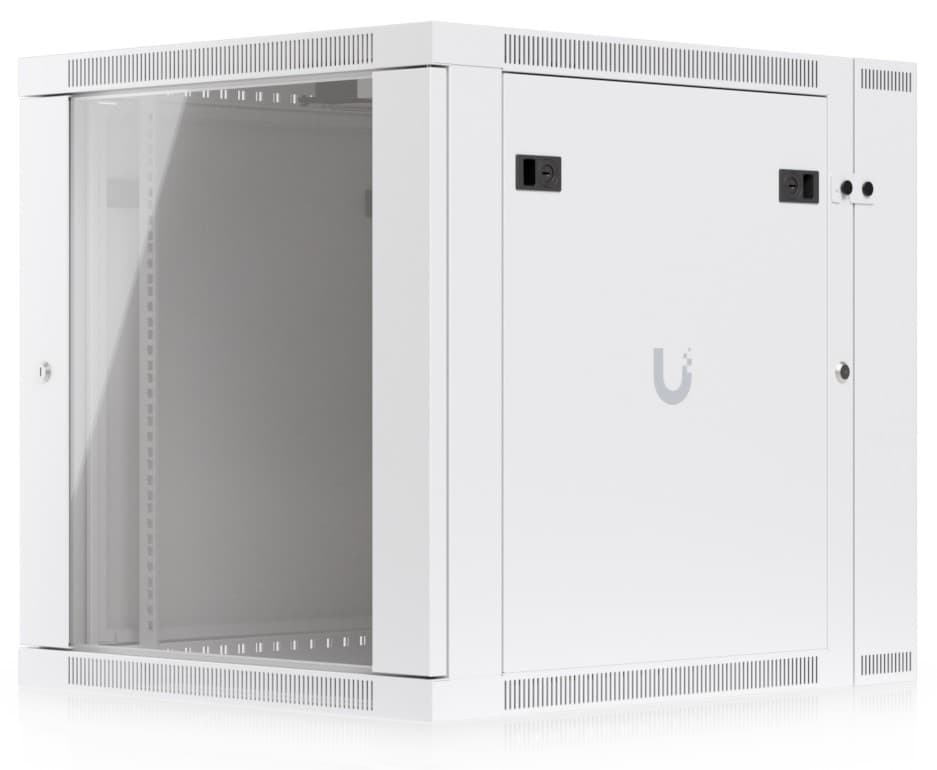 Ubiquiti Dvojdílný nástěnný rozvaděč, 12U, 700 mm, skleněné dveře