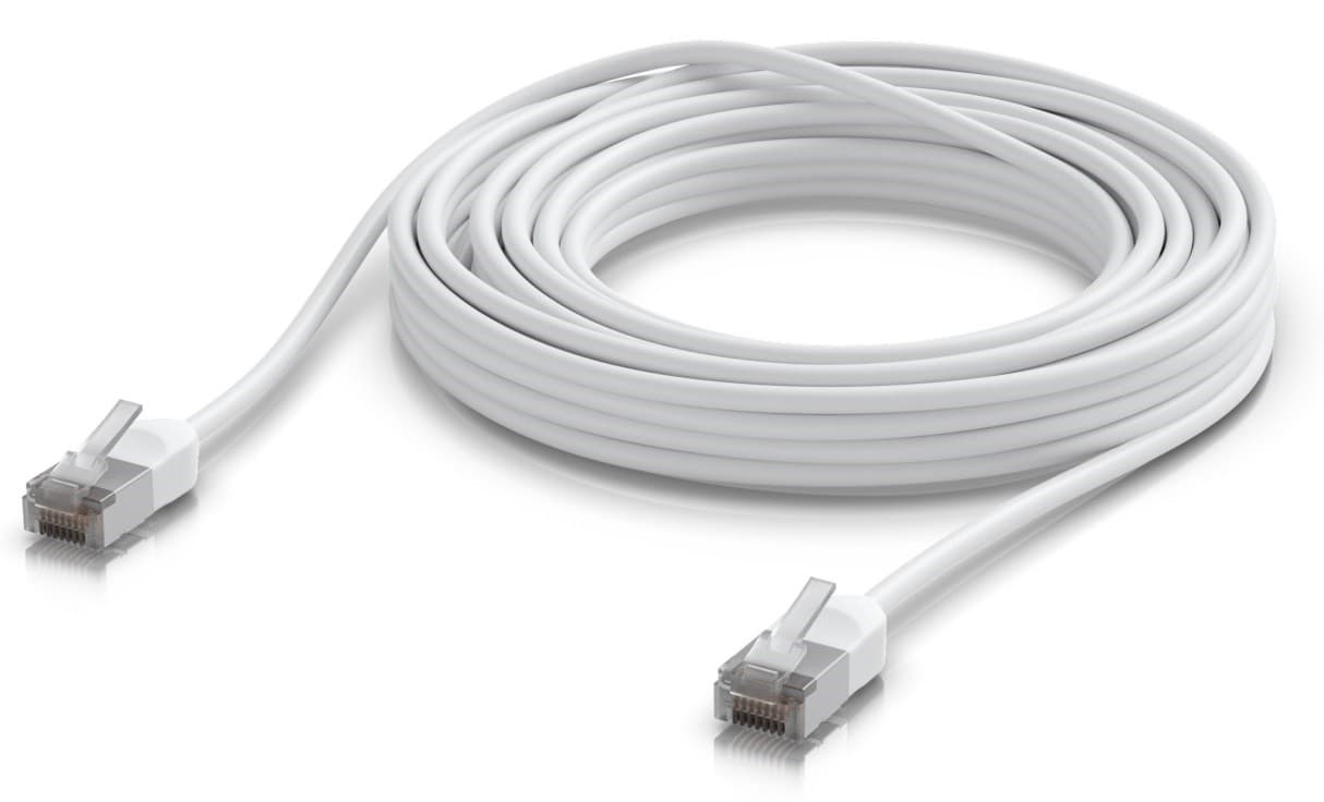 Ubiquiti UACC-Cable-Patch-Outdoor-C6A-8M-W venkovní Cat6a patch kabel, 8m