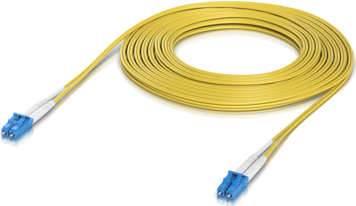 Ubiquiti UACC-OFC-S2-LULU-10M - optický patch cord LCupc/LCupc, Duplex, Singlemode 9/125, 10m