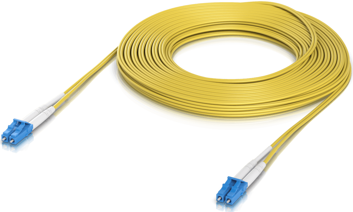 Ubiquiti UACC-OFC-S2-LULU-15M - optický patch cord LCupc/LCupc, Duplex, Singlemode 9/125, 15m