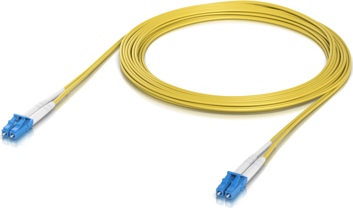 Ubiquiti UACC-OFC-S2-LULU-5M - optický patch cord LCupc/LCupc, Duplex, Singlemode 9/125, 5m