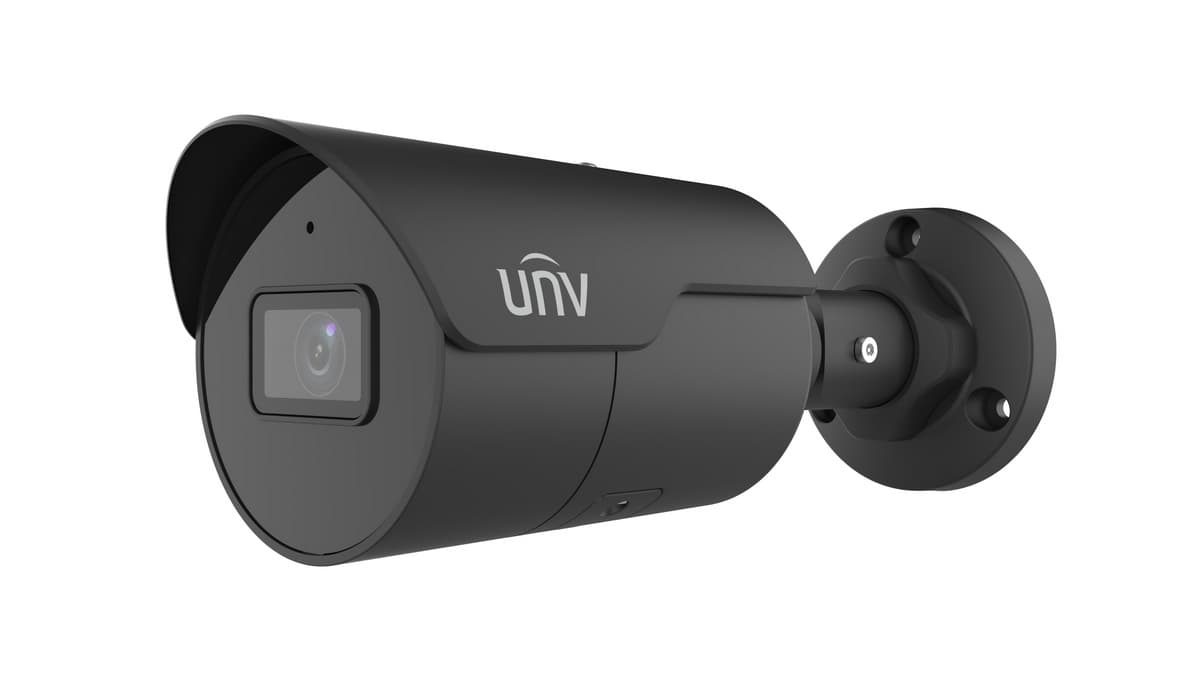 UNV IP bullet kamera - IPC2125LE-ADF28KM-H-BLACK, 4MP, 2.8mm, EasyStar, černá