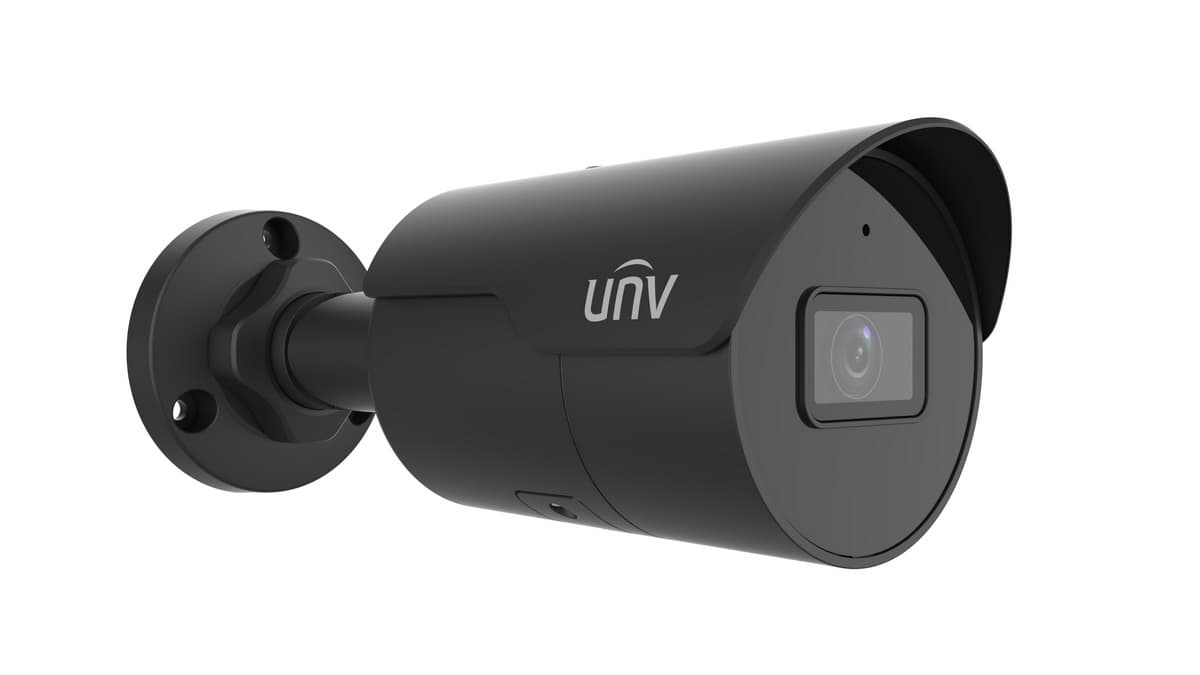 UNV IP bullet kamera - IPC2128LE-ADF28KM-H-BLACK, 8MP, 2.8mm, EasyStar, černá