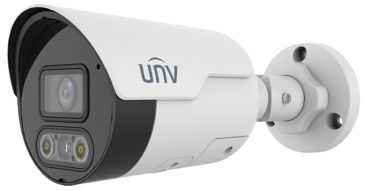 UNV IP bullet kamera - IPC2128LE-ADF40KMC-DL, 8MP, 4mm, IR + LED, Easystar DL