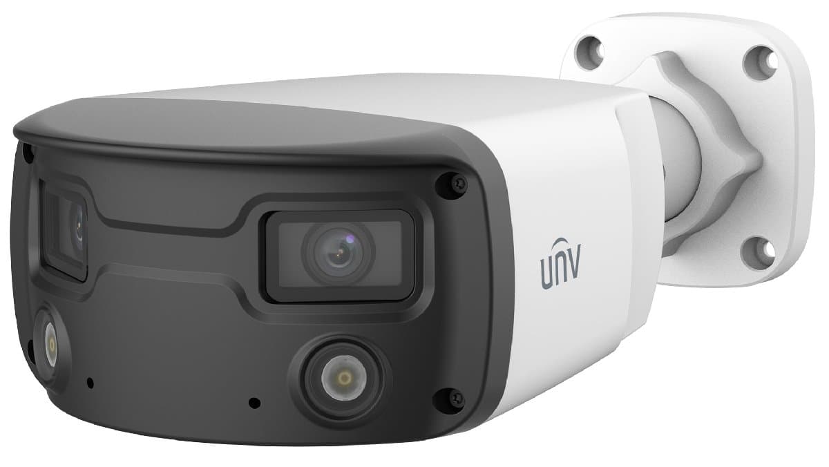 UNV IP Panoramatická Bullet kamera - IPC2K28SE-ADF40KMC-WL-I0, 8MP, 2x 4mm, LED30m, Prime3