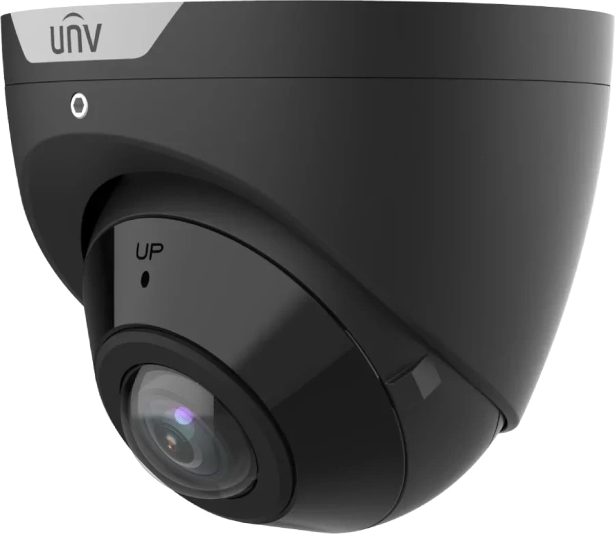UNV IP turret kamera IPC3608SB-ADF16KM-I0-BLACK, 8MP, 1.68mm, IR 20m, mikrofon, Prime, černá