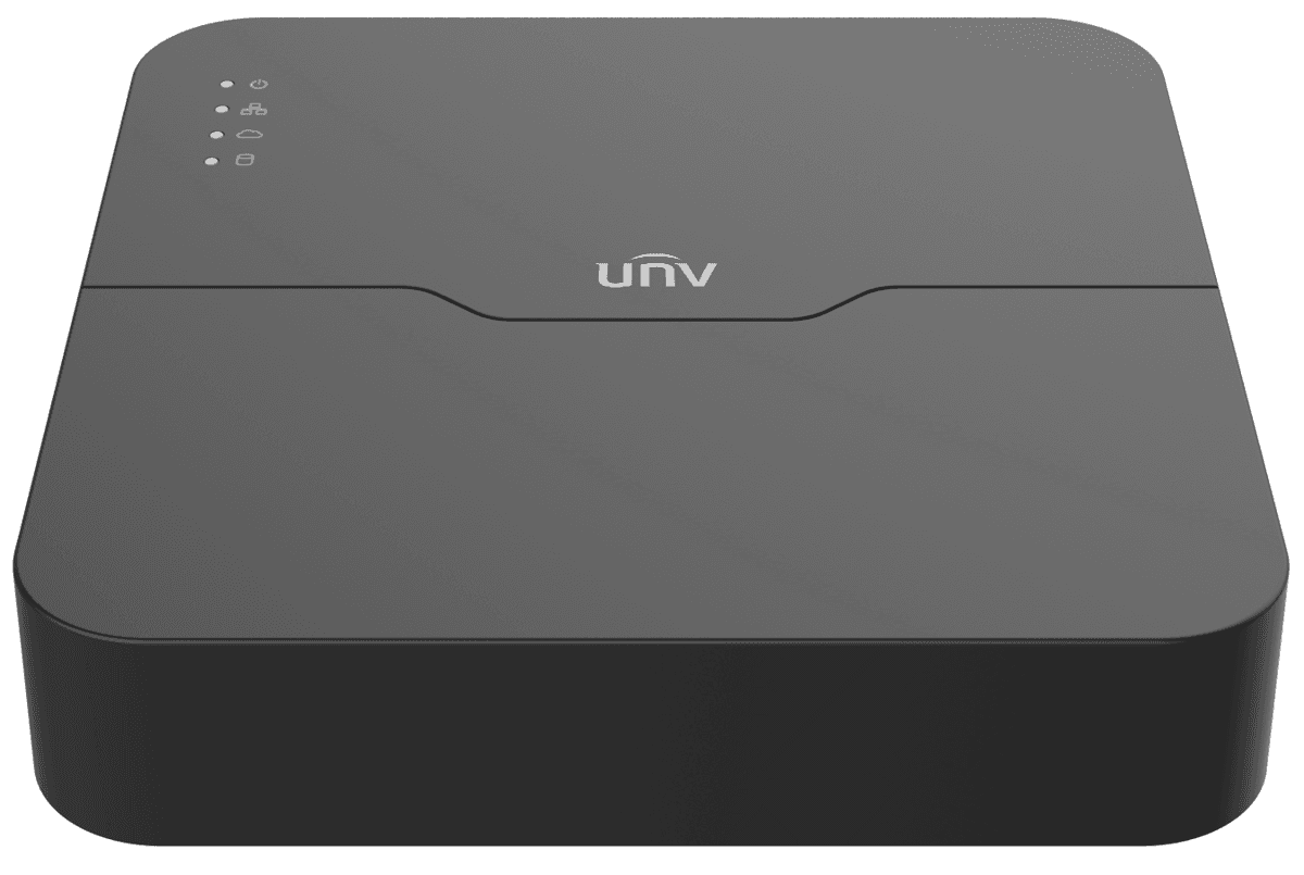 UNV NVR NVR501-04B-LP4-BLACK, 4 kanály, 4x PoE, 1x HDD, Prime, Černé