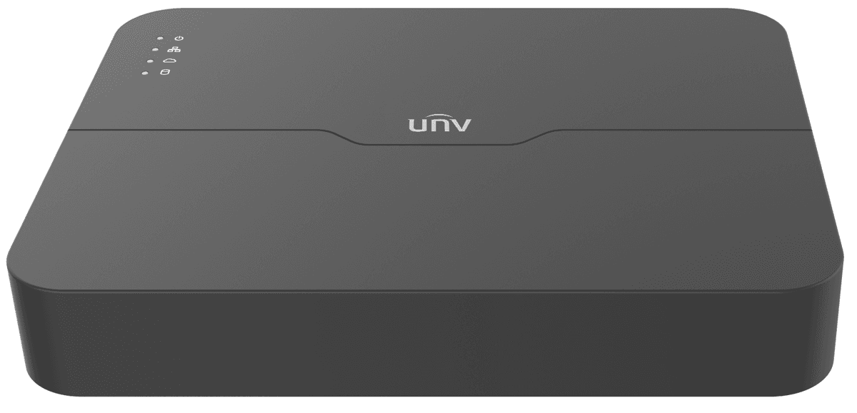 UNV NVR NVR501-08B-LP8-BLACK, 8 kanálů, 8x PoE, 1x HDD, Prime, Černé