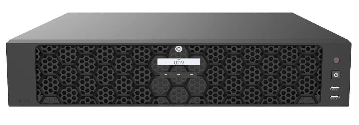 UNV NVR NVR508-64E-R, 64 kanálů, 8x HDD, RAID, redundantní zdroj, Prime