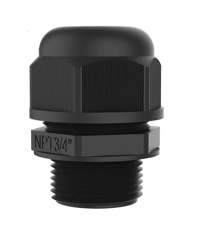 UNV TR-A01-IN - plastová voděodolná průchodka 3/4” pro kabelové boxy, černá