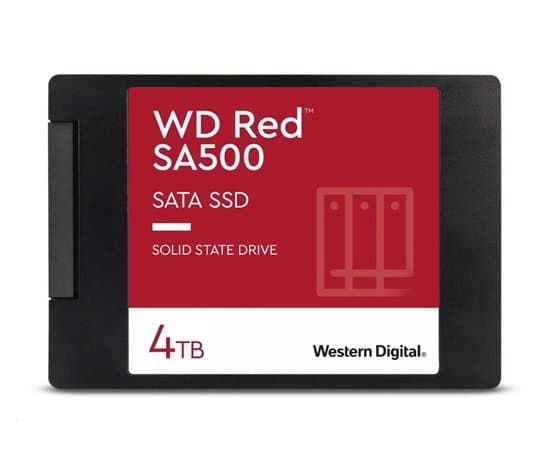 WD RED SSD 3D NAND WDS400T2R0A 4TB SATA/600, (R:560, W:530MB/s), 2.5"