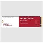 WD RED SSD NVMe 250GB PCIe SN700, Geb3 8GB/s, (R:3100/W:1600 MB/s) TBW 500