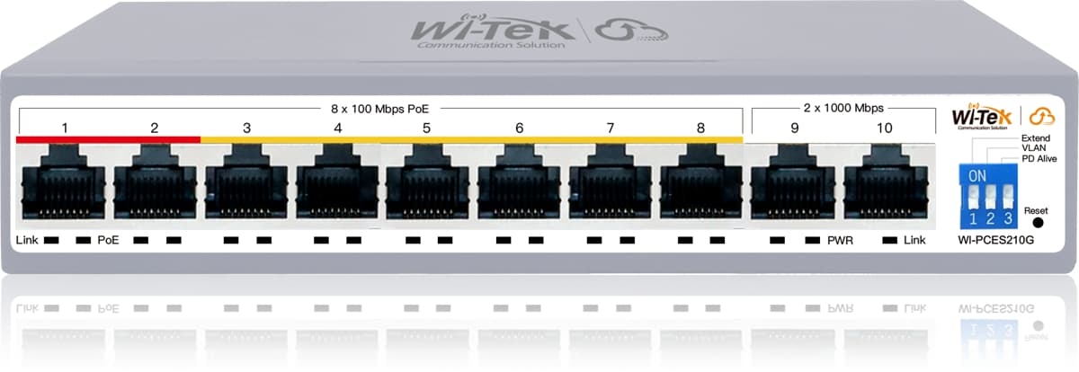 Wi-Tek WI-PCES210G Easy Smart Cloud PoE Switch
