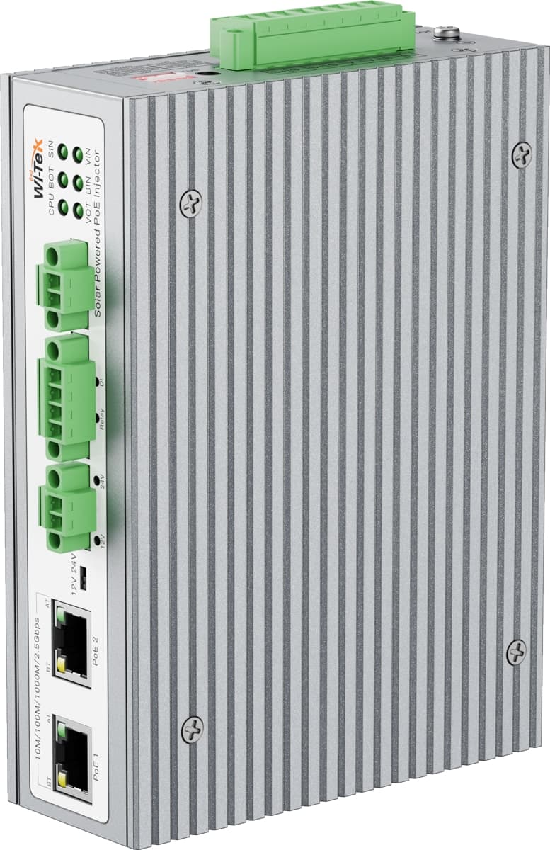Wi-Tek WI-PS402-UPS-I Solární 2.5G PoE Injektor