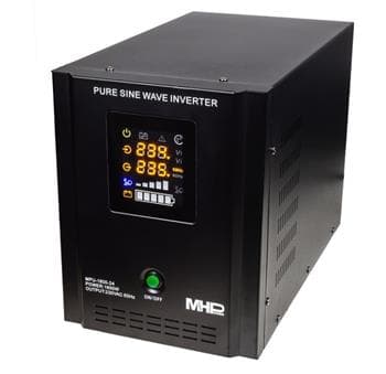 Záložní zdroj MHPower MPU-1800-24, UPS, 1800W, čistý sinus, 24V