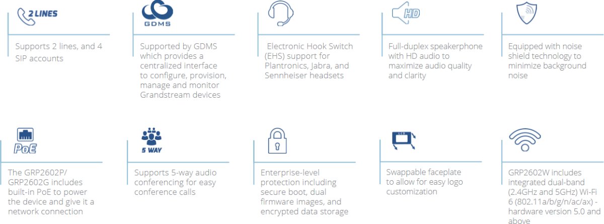 Grandstream GRP2602W